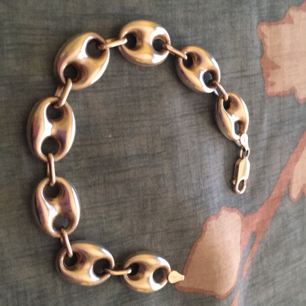 Two sterling silver bracelets